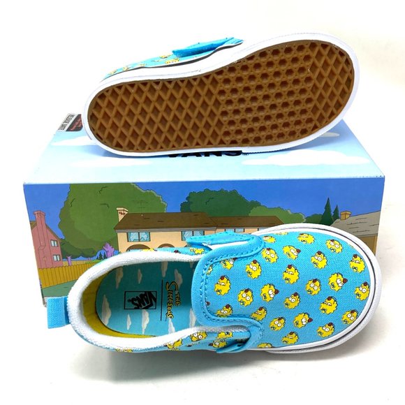 VANS Slip-On V The Simpsons Maggie Canvas Blue Kid - Picture 9 of 15